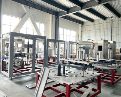 DPS Machinery automatic labeling machine production workshop - quality manufacturing facility in Zhangjiagang China